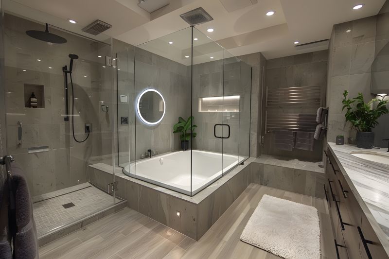 Elegant Bathtub and Shower Combos